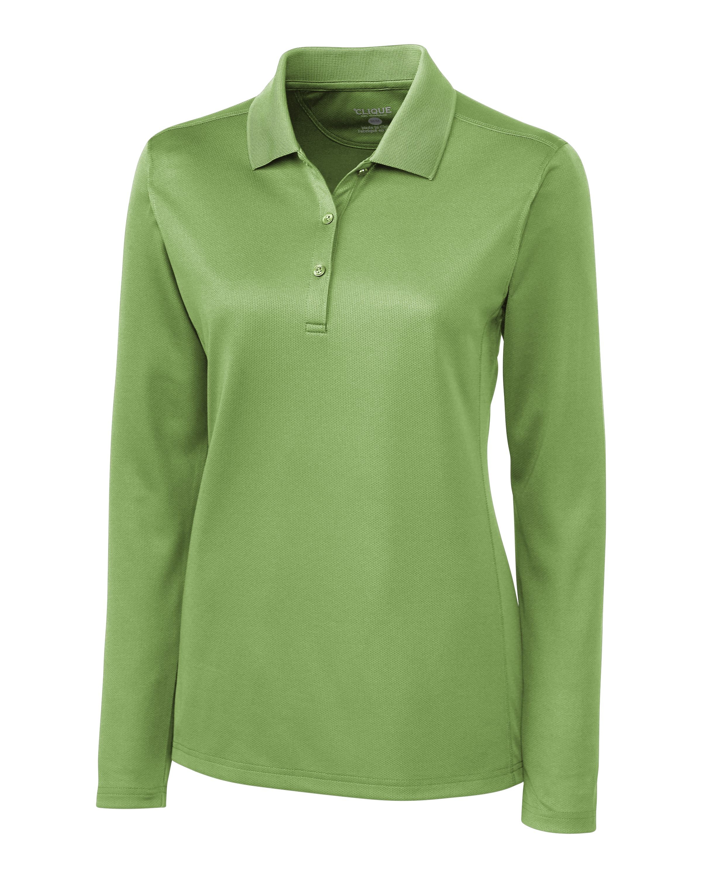 

Рубашка поло Clique L/S Ice Lady Pique, цвет putting green