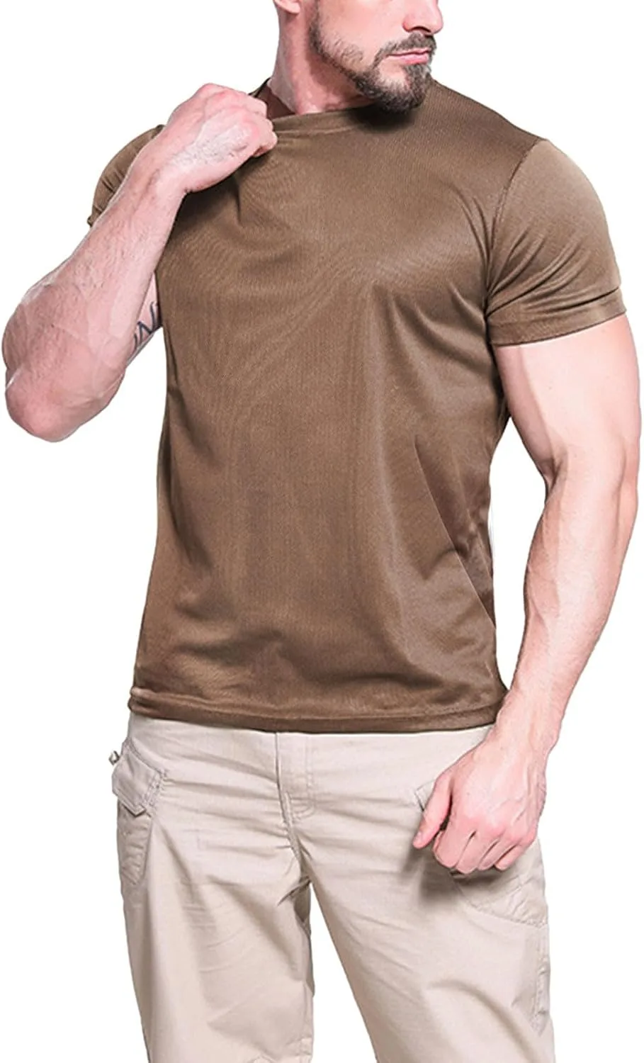 

Мужская футболка с камуфляжным принтом, компрессионная, быстросохнущая