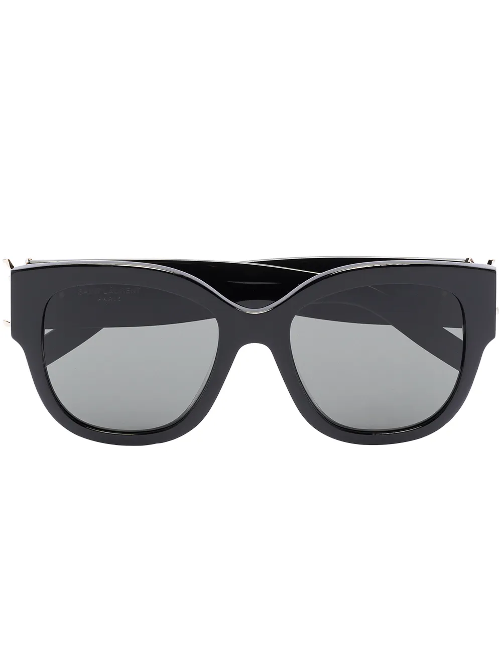 

Солнцезащитные очки SL M95 в массивной оправе Saint Laurent Eyewear, черный
