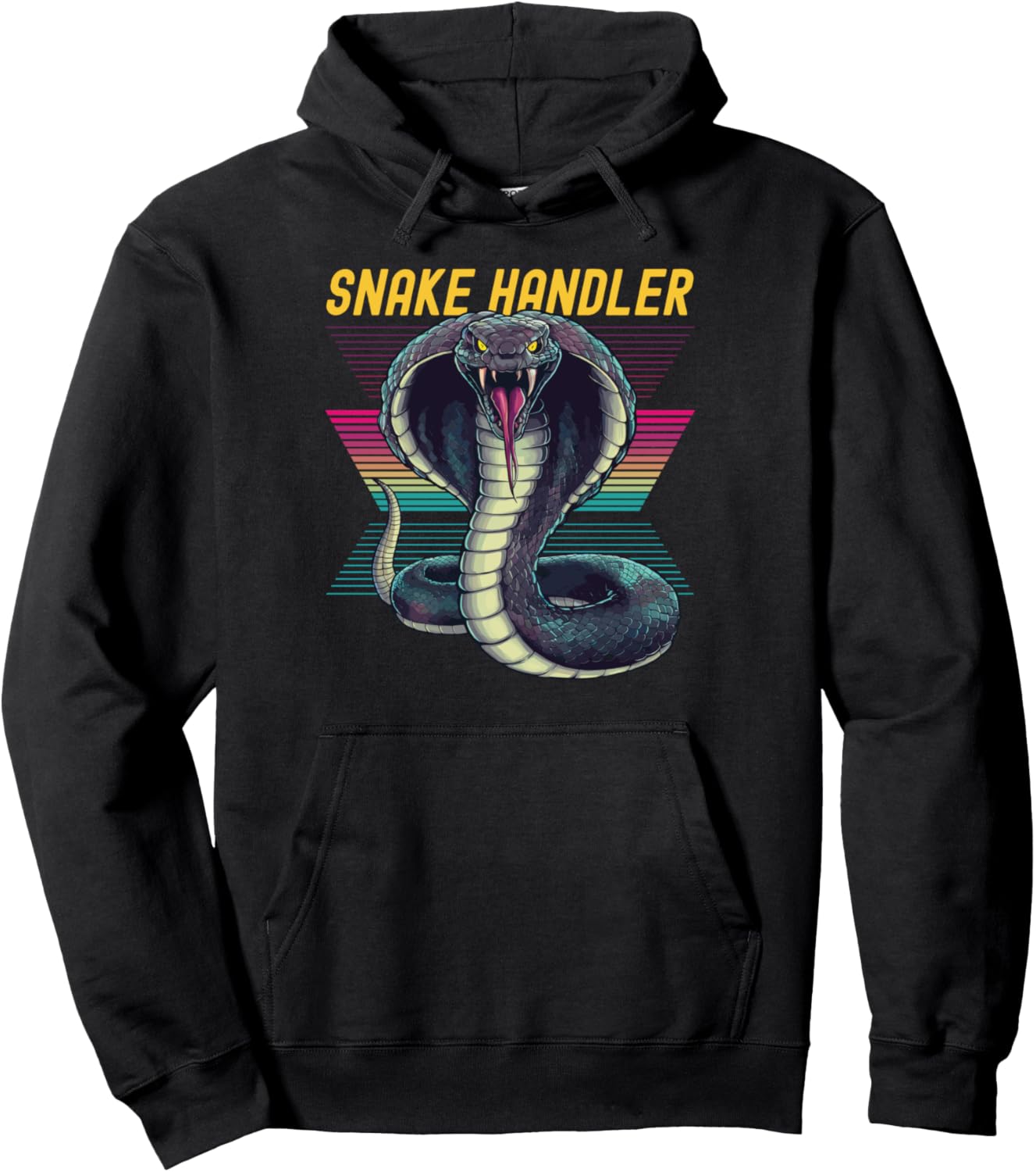

Худи Crotarus для охоты на змей и рептилий, черная Slick Snake Apparel