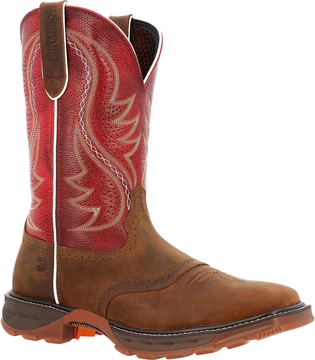 Мужские ботинки Durango Maverick XP с вентиляцией, Briar Brown and Crimson Red