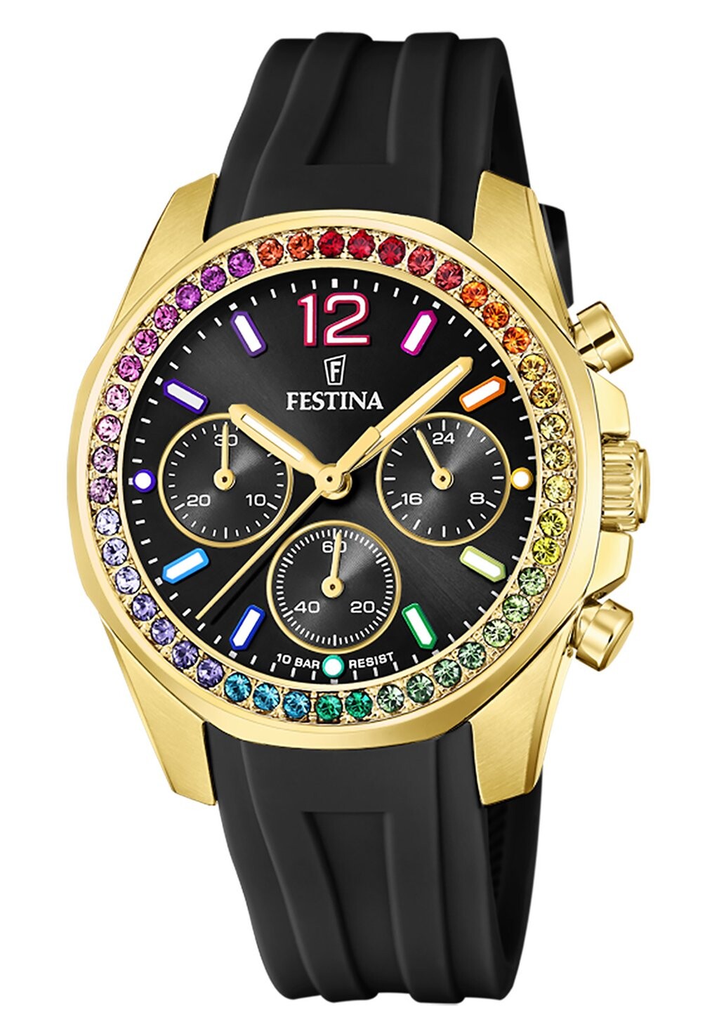 

Хронограф Festina, цвет noir