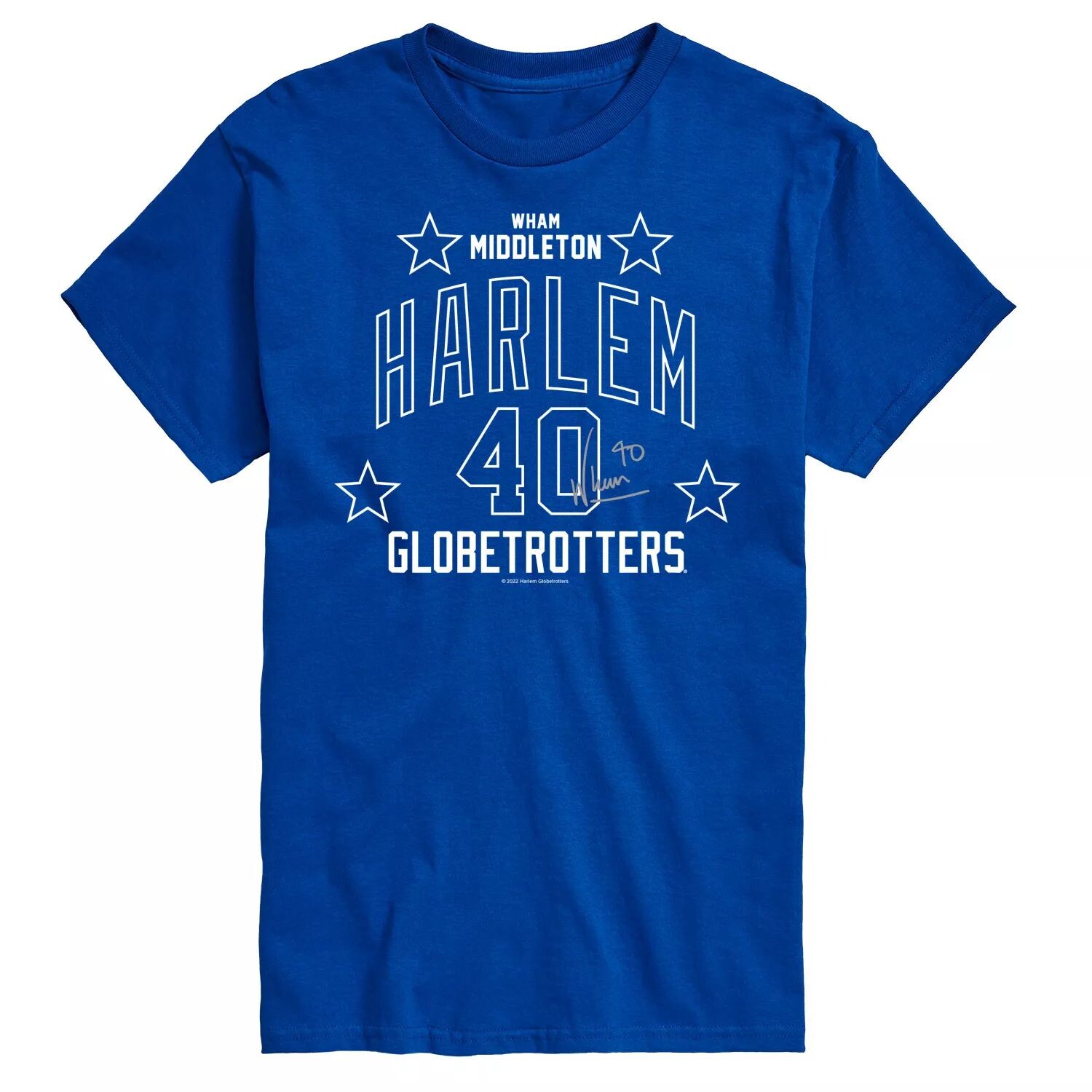 

Мужская футболка Harlem Globetrotters Wham Middleton 40 Licensed Character