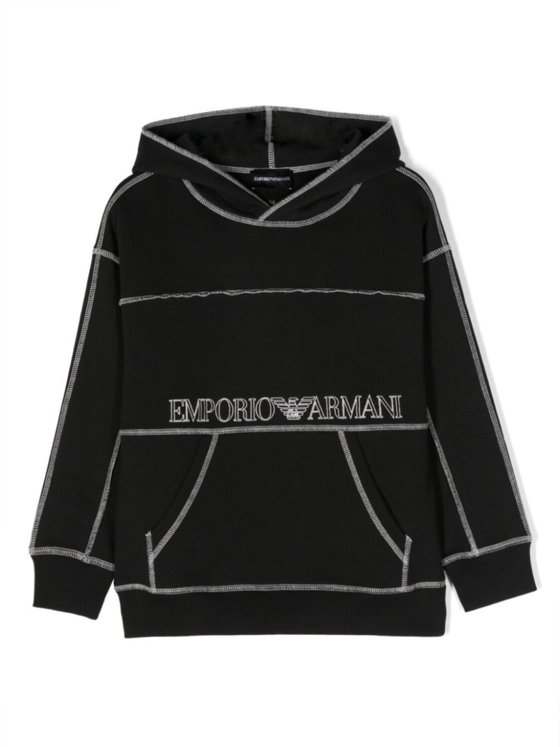 

Emporio Armani худи с логотипом, черный