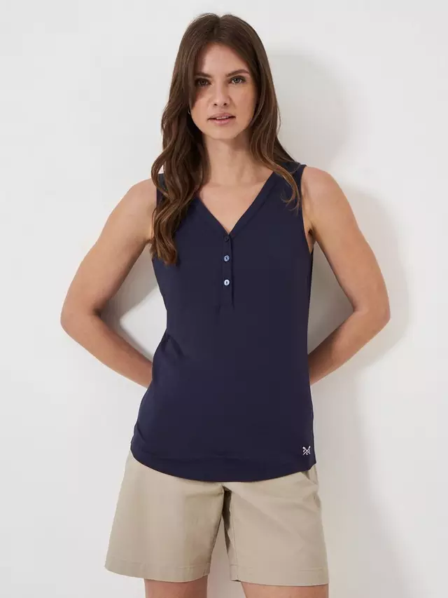 

Топ Crew Clothing Henley V-Neck Vest