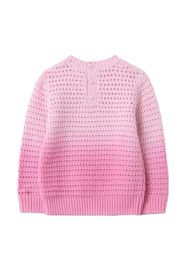 Джемпер с градиентным переходом цвета и ажурным узором Ovs, Pink — фото 2