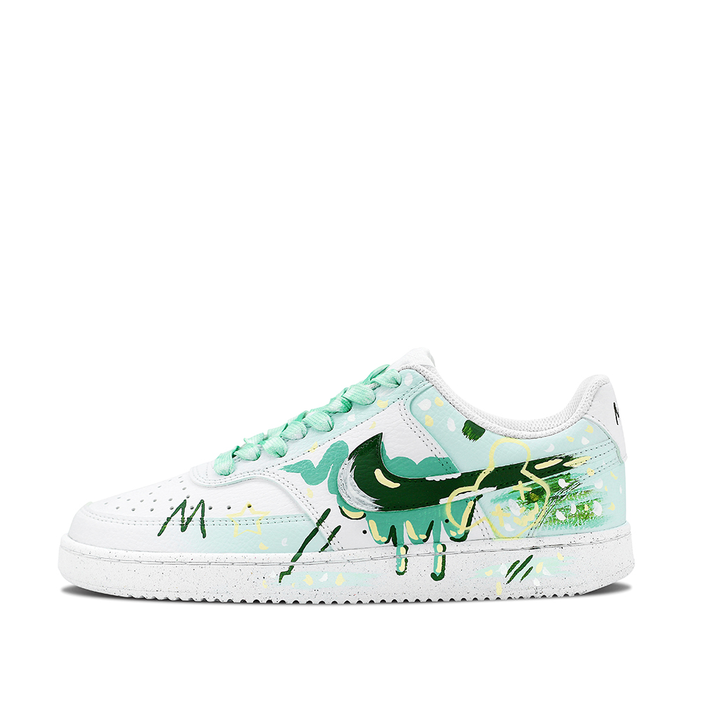 

Nike Кроссовки для скейтбординга Court Vision 1, мужские, низкие, белые