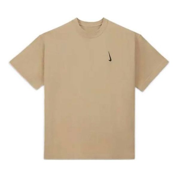 

Футболка x billie eilish crossover solid color loose cozy short sleeve us edition brown Nike, мультиколор