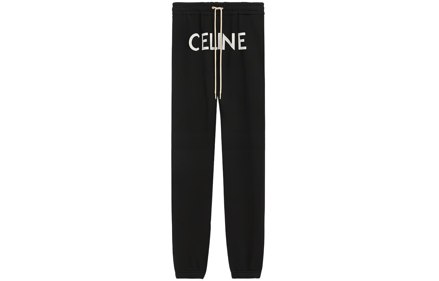 

Трикотажные спортивные штаны мужские черные Celine, черный