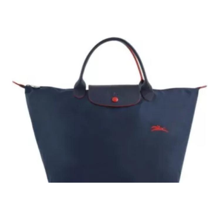 

Сумка Le Pliage из нейлона "Дампинг" среднего размера для женщин, цвет морской синий LONGCHAMP, морская синева