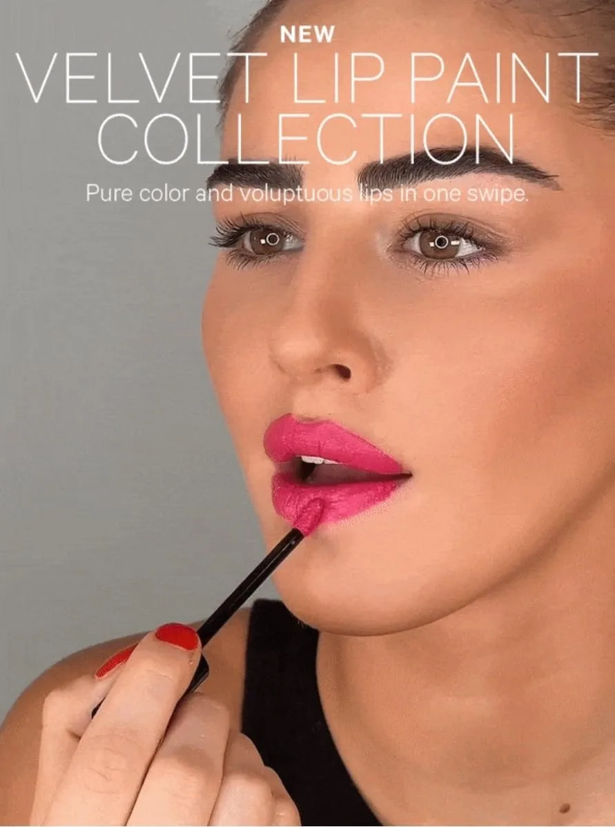 Помада Kevyn Aucoin Velvet Lip Paint: матовое покрытие на весь день. Не размазывается, обладает высокой пигментацией, быстро сохнет, невесомая формула. Сделано в Италии., STRIKING — фото 3