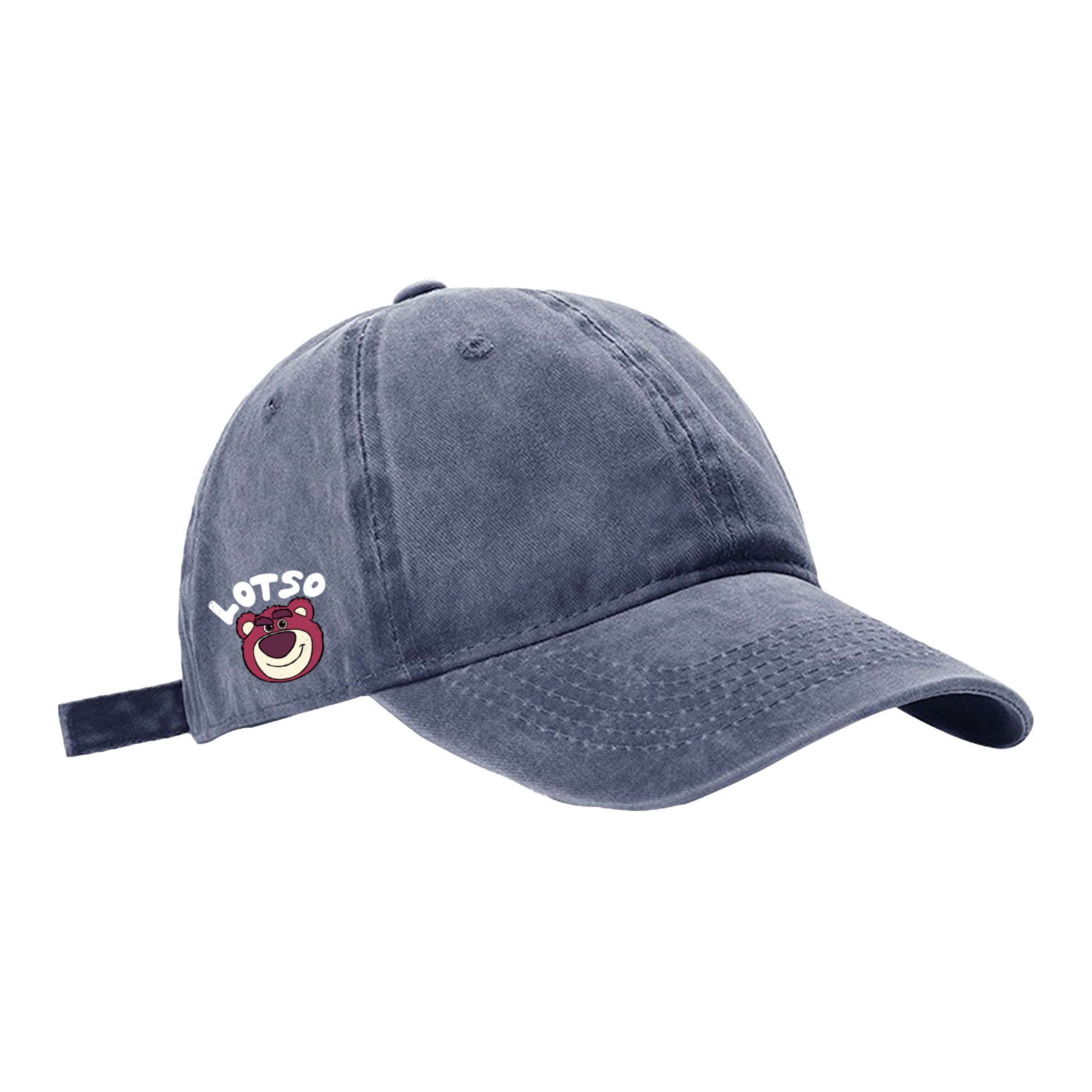 

Disney Бейсболка хлопковая унисекс серии Strawberry Bear, Blue Gray