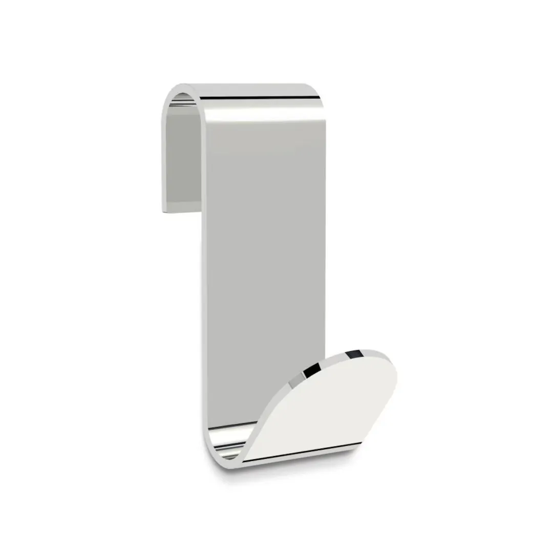 

Набор из 3 отдельных вешалок для ванной комнаты, которые можно повесить на перегородки Beltrán, нержавеющая сталь