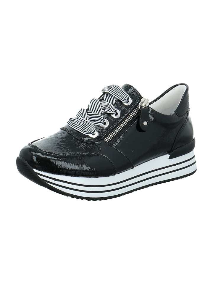 Элегантные туфли на шнуровке remonte Plateau Schnürschuhe, черный