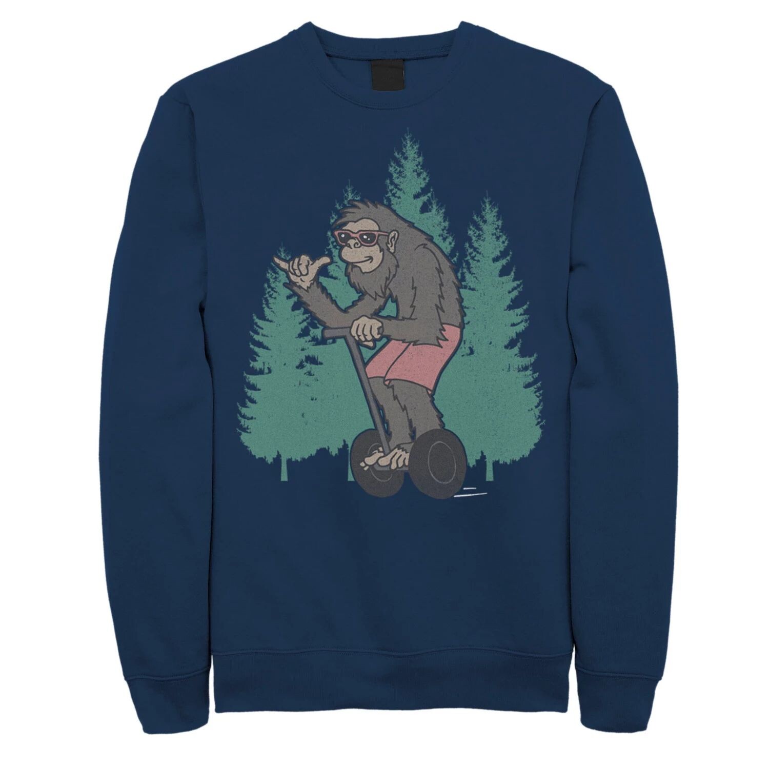 

Мужская толстовка Sasquatch On A Segway Sketch Licensed Character