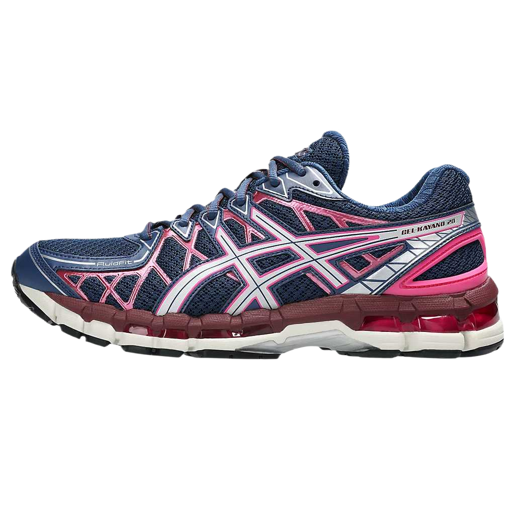 

ASICS Мужские синие кроссовки Gel Kayano20 с устойчивым к истиранию низким верхом, цвет Blue