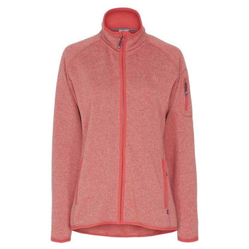 

Толстовка женская Sea Ranch Eleana Full Zip на молнии с карманом на рукаве, розовый