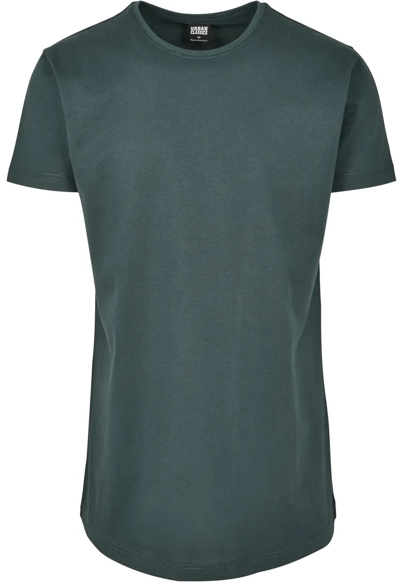 

Рубашка с короткими рукавами URBAN CLASSICS " Urban Classics Men's Shaped Long Tee", зеленый