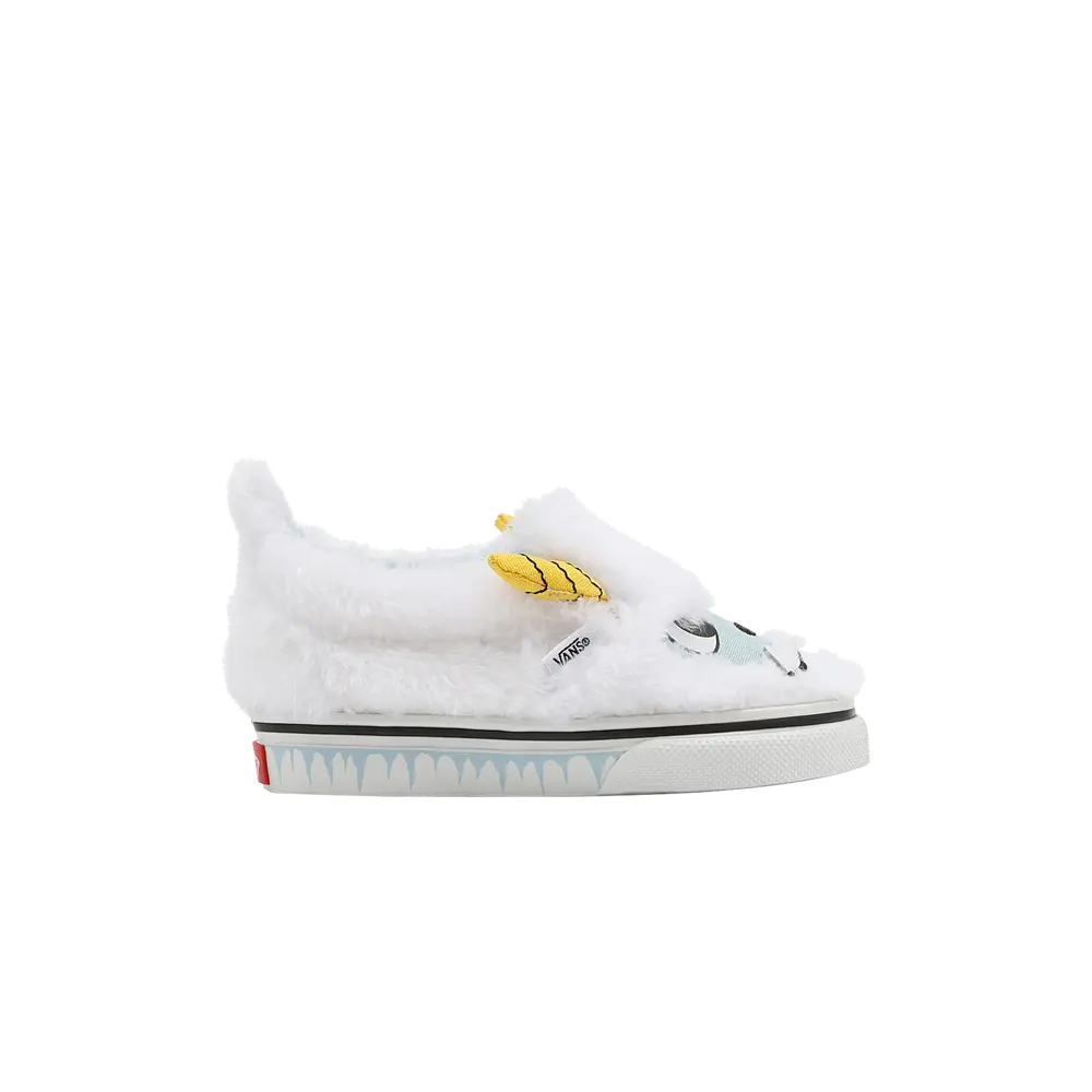 Слипоны V для малышей Vans, белый