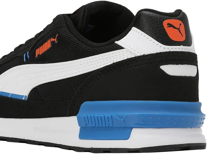 Кроссовки PUMA Graviton унисекс, белый/черный/оранжевый — фото 4