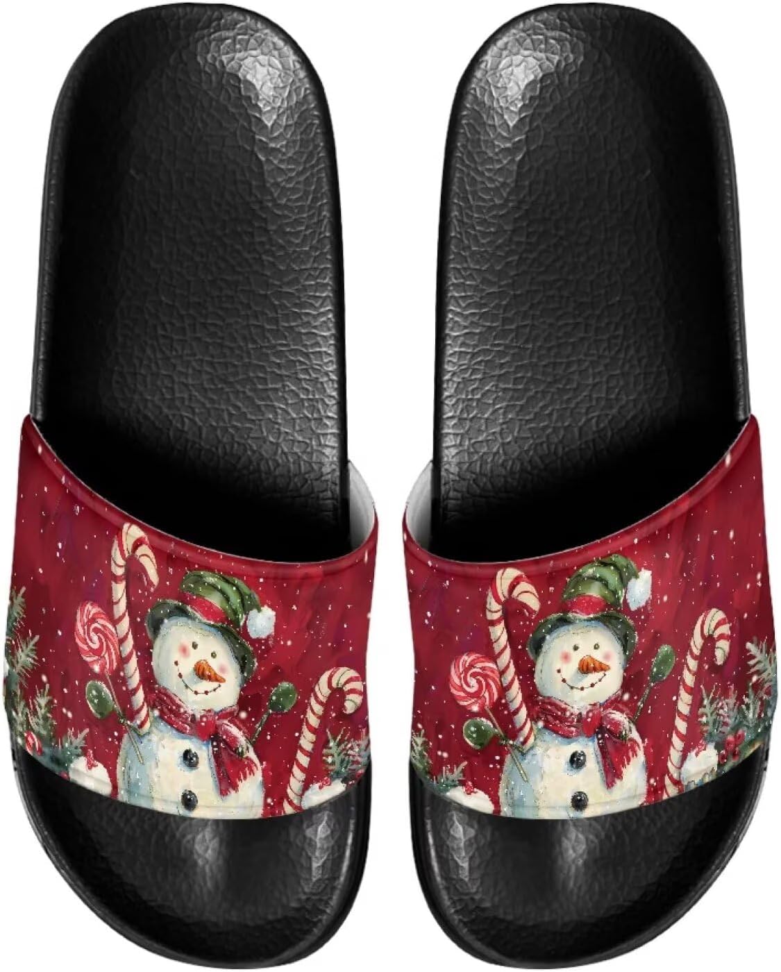 

Женские тапочки JUDENTIDOS с открытым носком, нескользящей подошвой, однотонной застежкой и мягкой плоской подошвой, красный