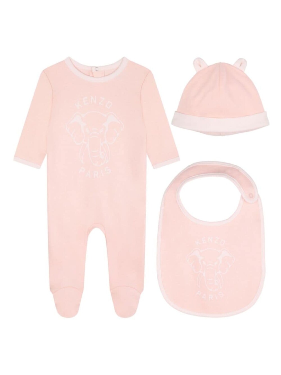 

Kenzo Kids пижама из органического хлопка с логотипом, розовый