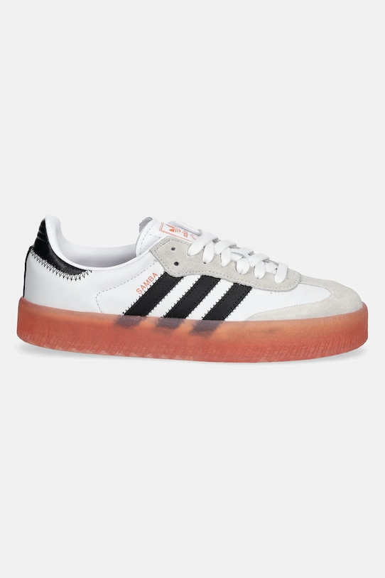 Кожаные кроссовки Sambae Adidas Originals, белый — фото 2