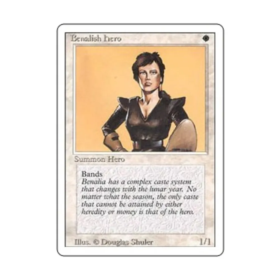 

CCG Беналиш Герой (К), MTG - 3rd Edition (Revised)