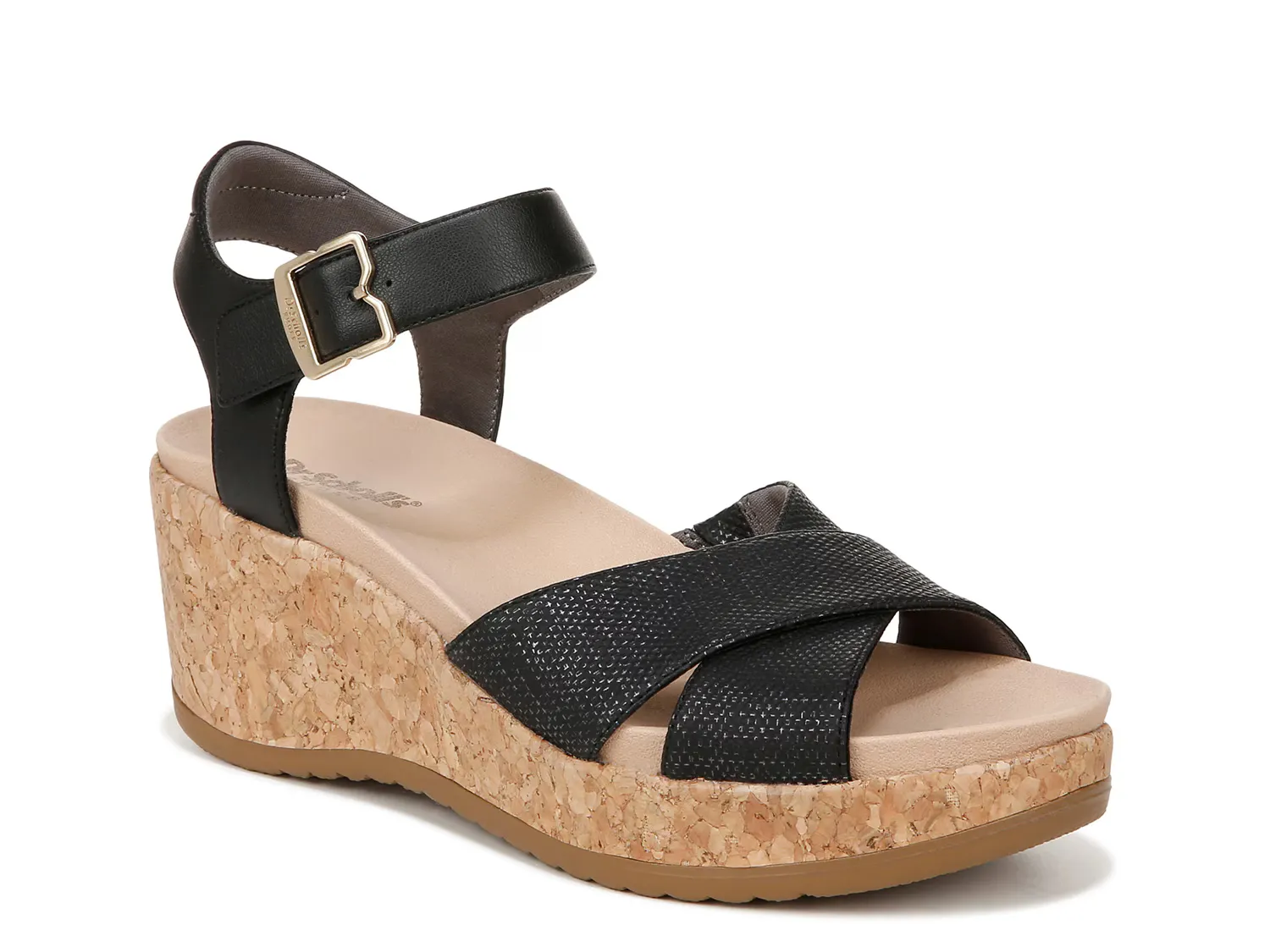 

Сандалии Citrine Sun Wedge Sandal Dr. Scholl'S, черный