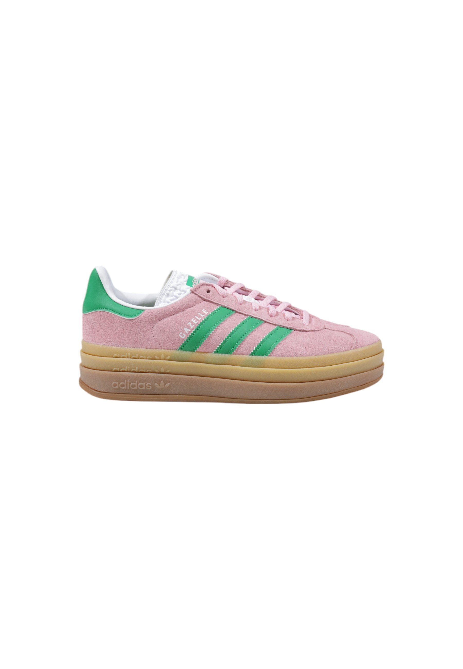Кроссовки Adidas Gazelle женские, розовый/зеленый