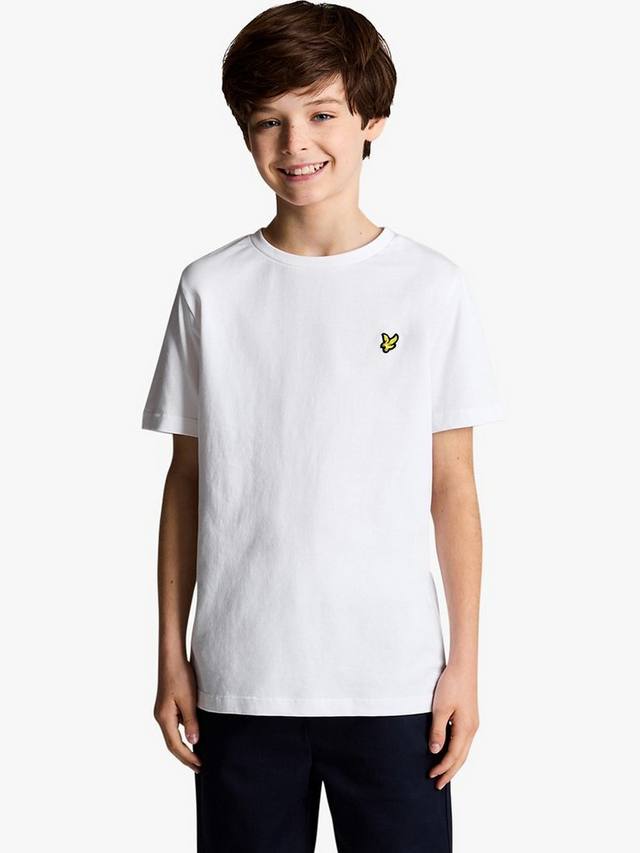 

Детская однотонная футболка Lyle & Scott, White