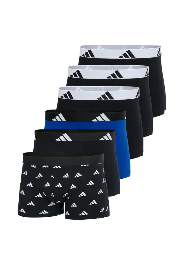 

Ретро шорты/брюки 6 пар в упаковке активный гибкий хлопок Adidas, мультиколор