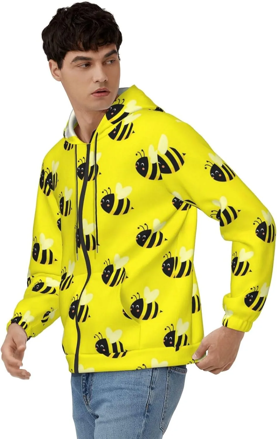 

Мужская толстовка с капюшоном на молнии KATVEESC