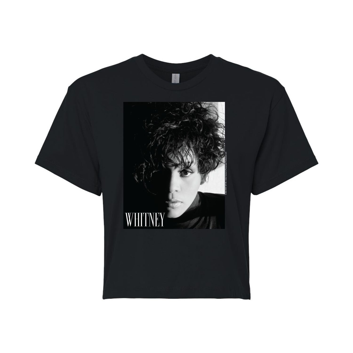 

Укороченная футболка Whitney Houston для юниоров Licensed Character, черный