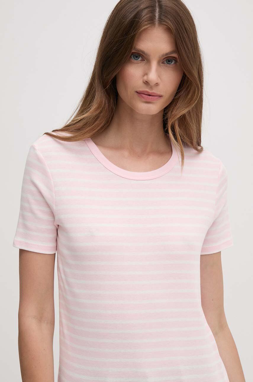 

Хлопковая футболка United Colors of Benetton, розовый
