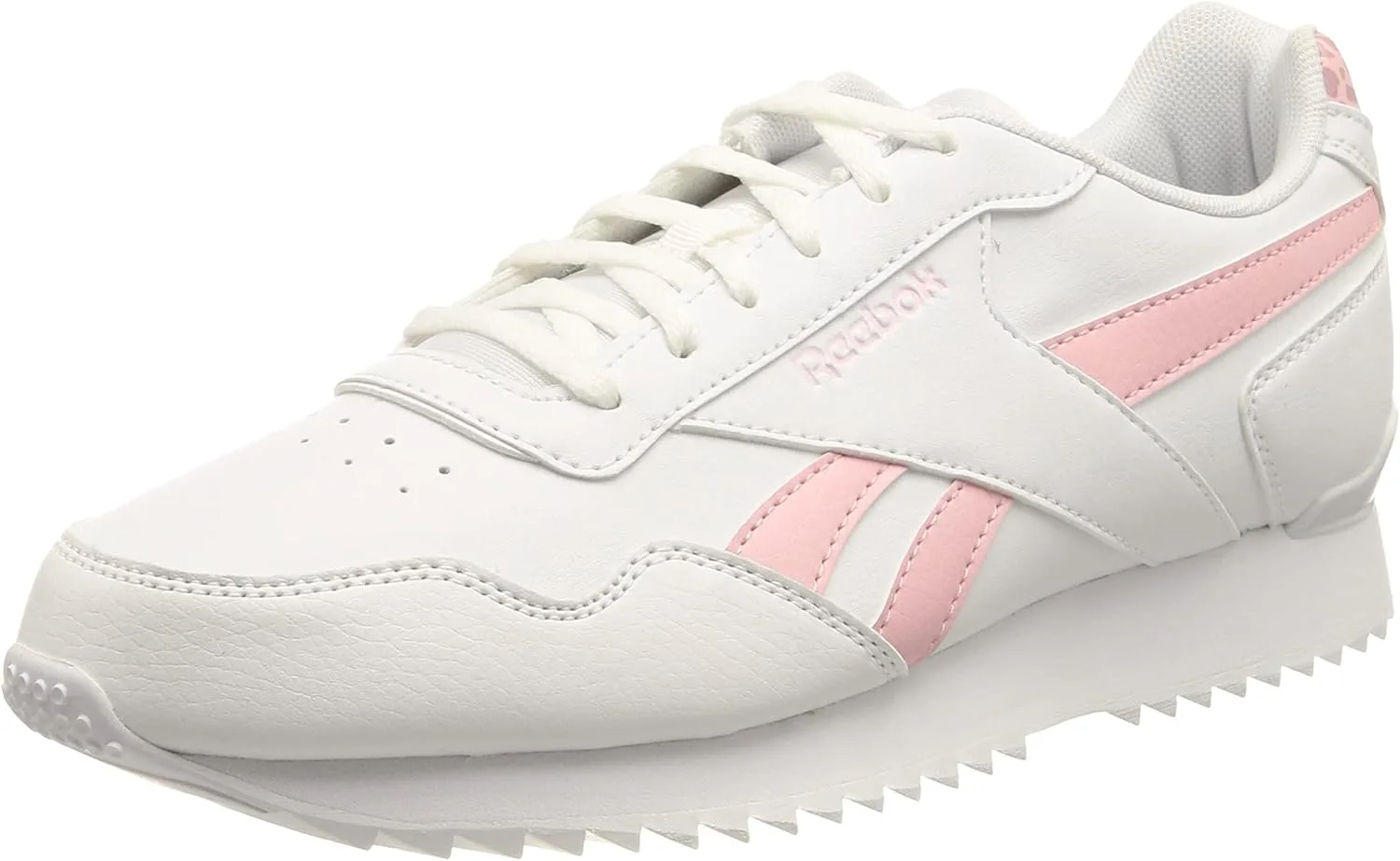 Кроссовки Reebok Unisex Glide Ripple Clip, белый/розовый