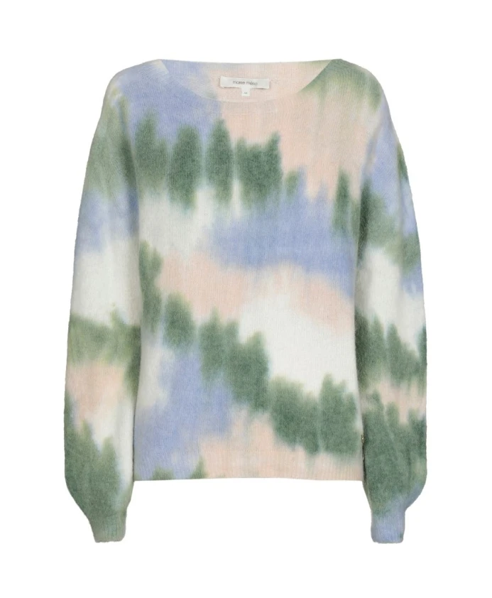 

Свитер из шерсти альпаки зелено-синего цвета Marie Mãro, мультиколор