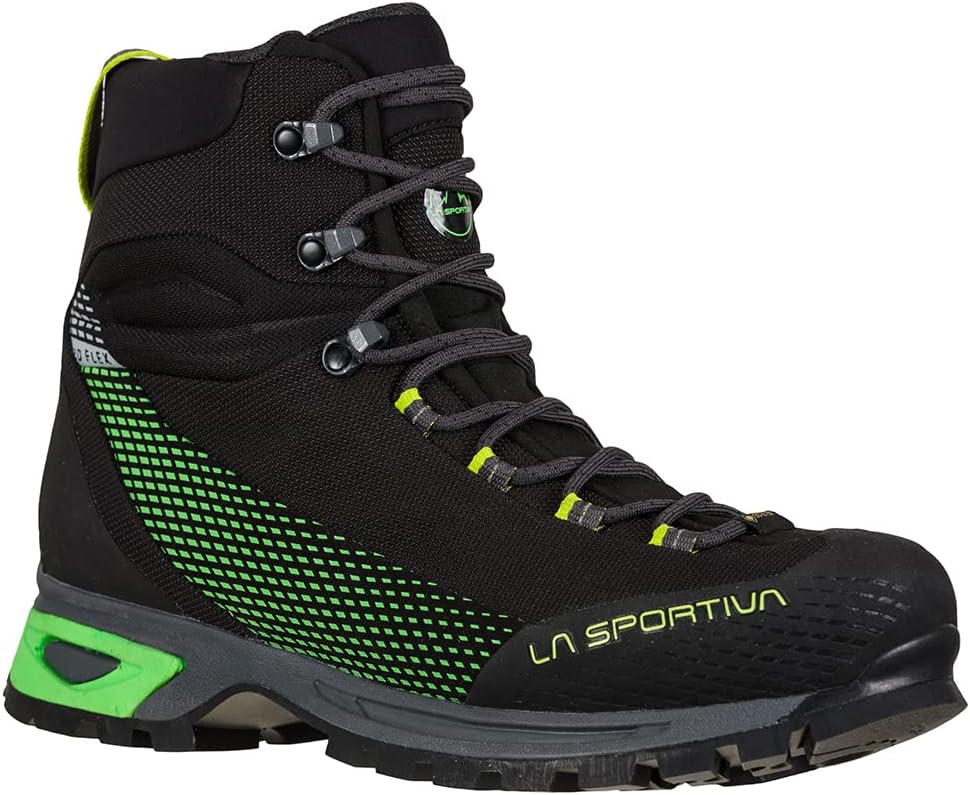 Мужские альпинистские/походные ботинки La Sportiva Trango TRK GTX, черный/зеленый — фото 2