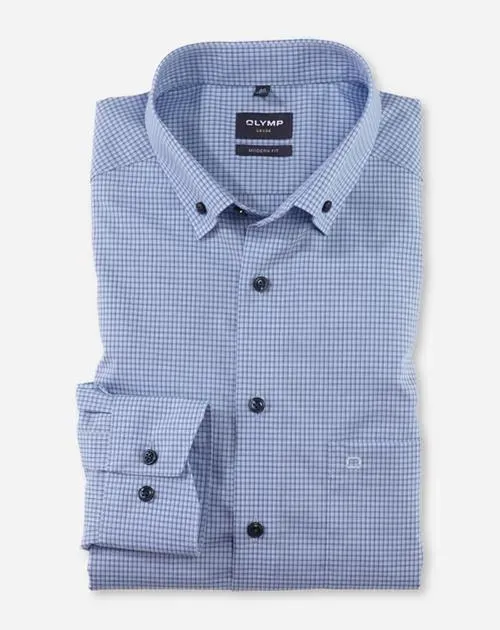 

Деловая рубашка OLYMP "Luxor Modern Fit", синий