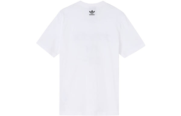 Футболка adidas originals x HUMAN MADE Crossover SSL Tee Casual Sports Short Sleeve White, белый — фото 2
