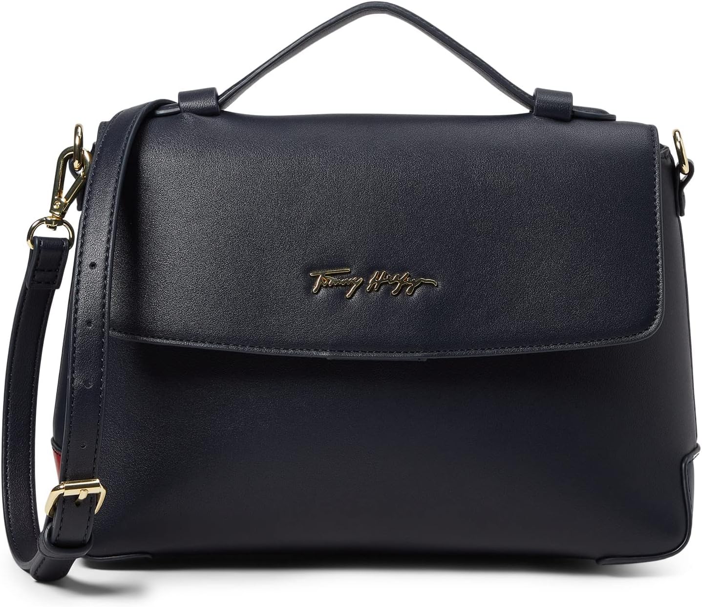 

Женская сумка-сэтчел Tommy Hilfiger Sutton из цельного ПВХ, Tommy Navy