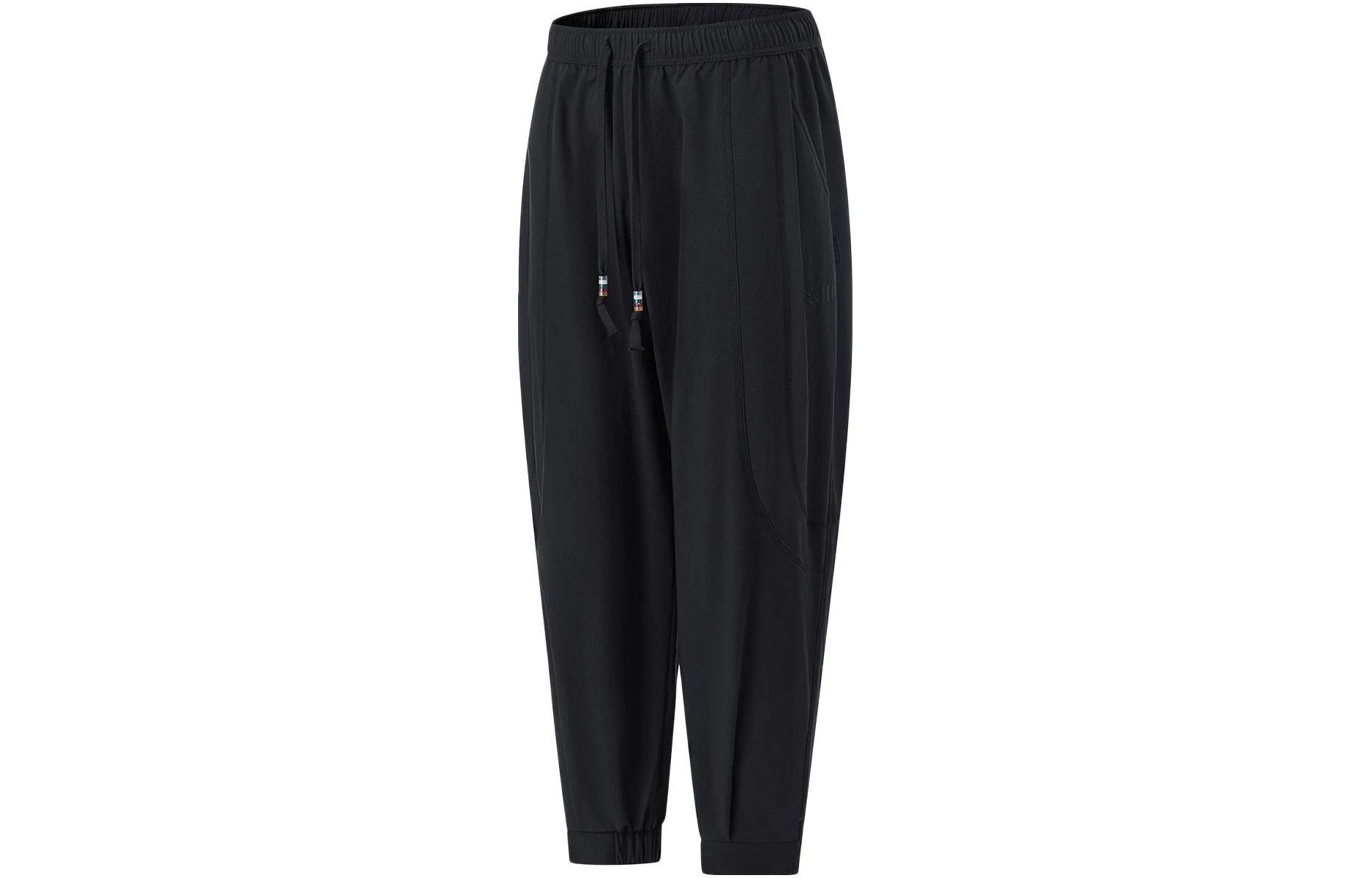 

LiNing Трикотажные спортивные брюки мужские черные