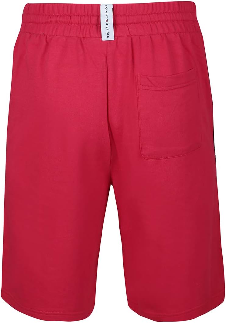 

Мужские шорты Tommy Hilfiger из хлопкового джерси с логотипом (цвет красного дерева), Mahogany
