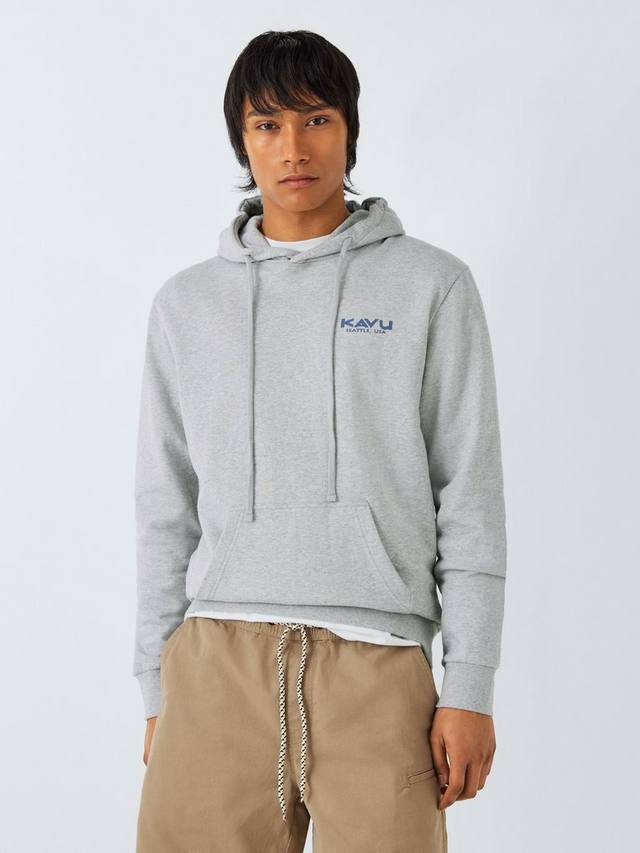 

Хлопковая толстовка true gradient с капюшоном KAVU, цвет Grey Marl