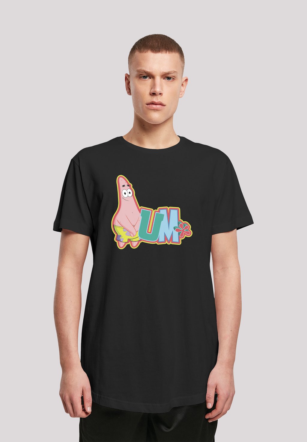 

Футболка с принтом SPONGEBOB SCHWAMMKOPF PATRICK STAR F4NT4STIC, черный