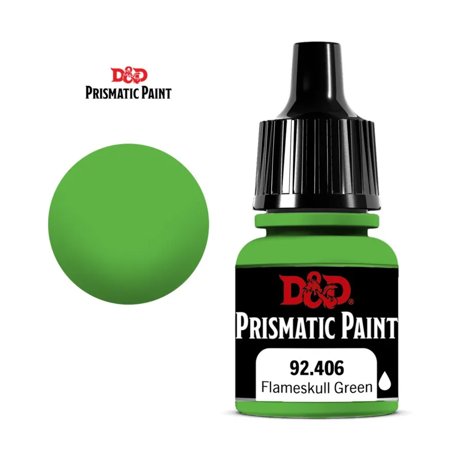 

Огненный череп зеленый, D&D Prismatic Paints