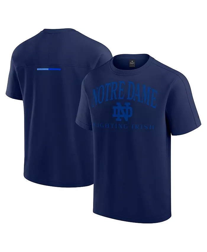 

Мужская футболка Notre Dame Fighting Irish Flex Tri-Blend темно-синего цвета Fanatics