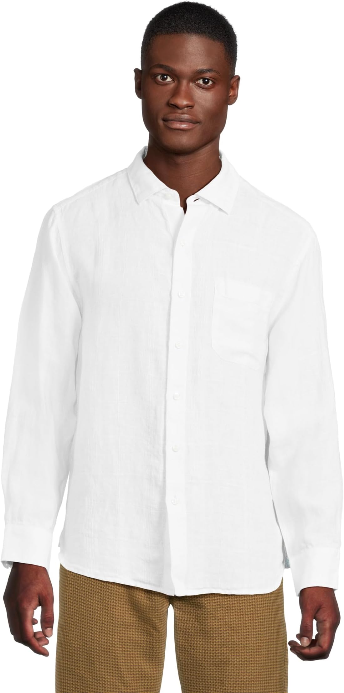 

Мужская клетчатая рубашка Paradisio Tommy Bahama, White