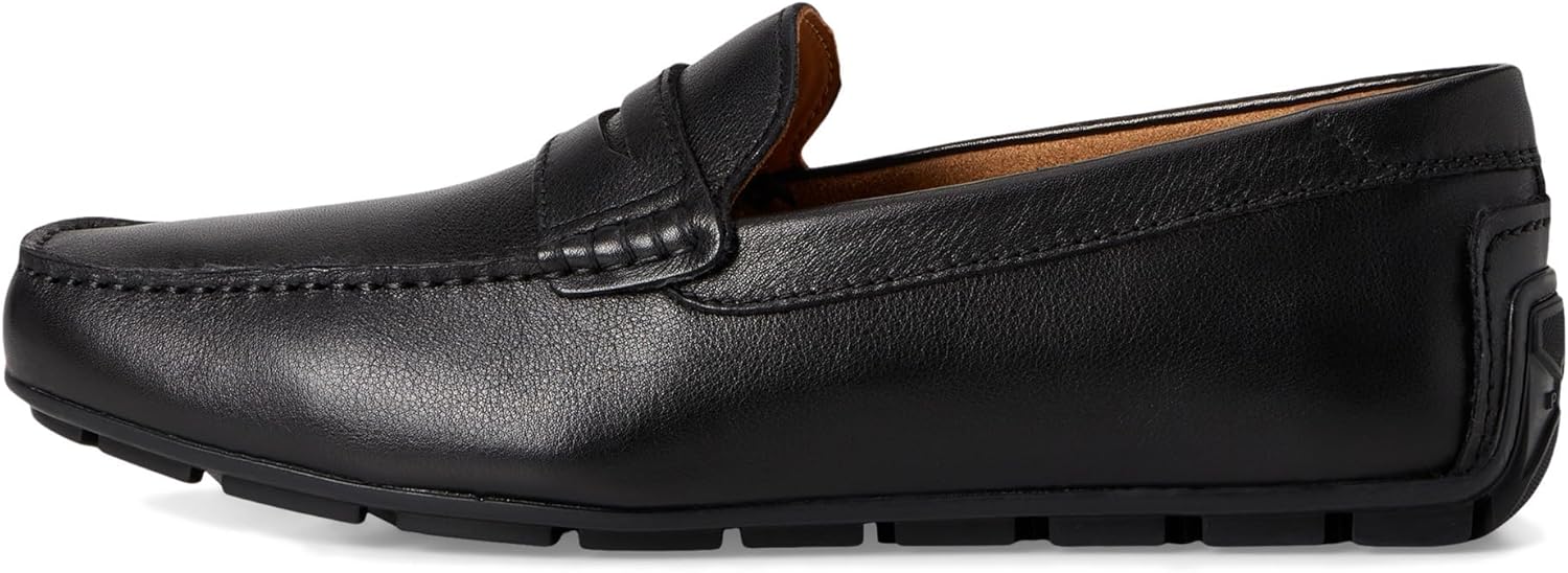 Мужские слипоны Florsheim Motor Smooth Moc Toe Penny Driver, черный — фото 4