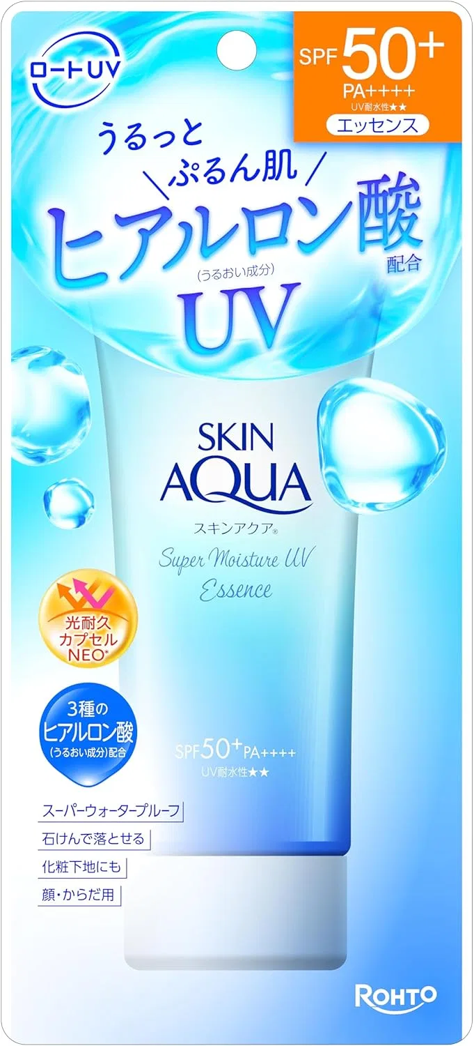 Набор солнцезащитных средств Skin Aqua с гиалуроновой кислотой SPF50+ 80 г + 140 г — фото 2